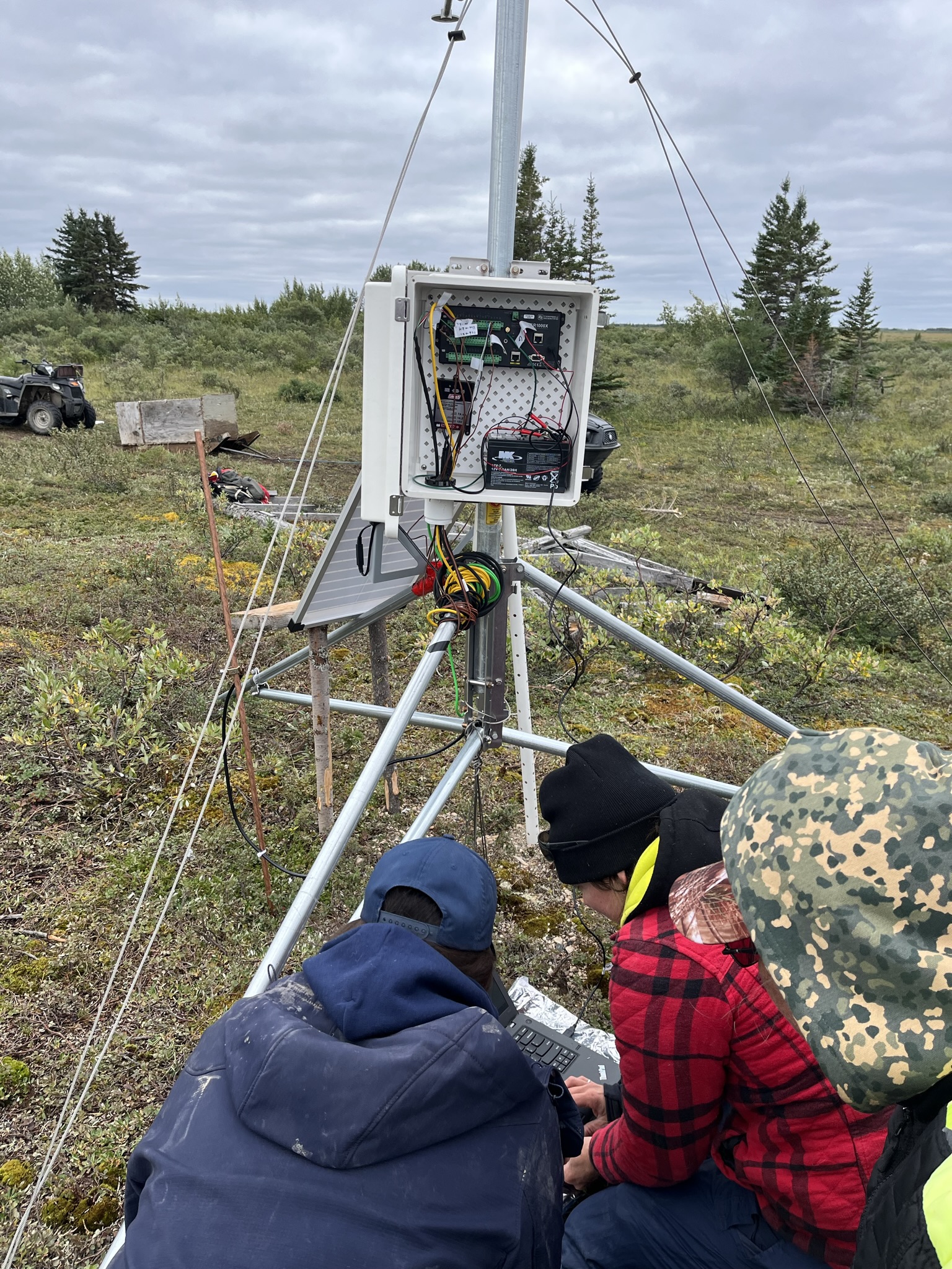 Researches working in wilderness